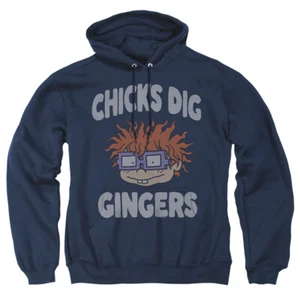 RUGRATS CHICKS DIG GINGERS Licensed Adult Hooded & Crewneck Sweatshirt SM-3XL - Picture 1 of 6