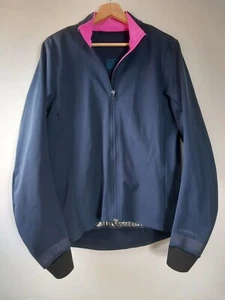 Chaqueta de ciclismo Shimano azul marino rosa softshell cortavientos muestra talla L *defectos* - Imagen 1 de 22