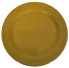 Assiette à dîner vintage Bauer poterie jaune 9,5 pouces 
