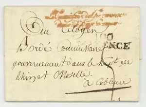 Ladrón en Rück Eifel 1800 Henri Shee (1739-1820) Neuwied Mainz ¡Texto! - Imagen 1 de 3