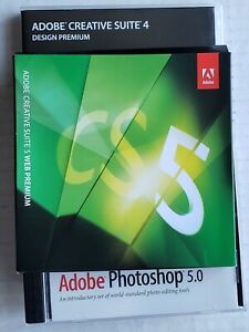 Adobe Creative Suite 5 Web Premium CS5 + CS4 + Photoshop 5.0 Preowned 