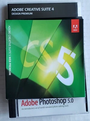 Adobe Creative Suite 5 Web Premium CS5 + CS4 + Photoshop 5.0 Preowned MacPro - Bild 1 von 4