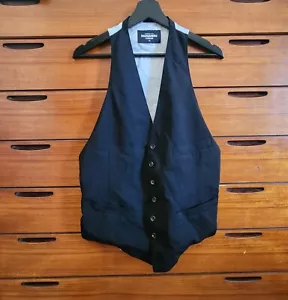 Dsquared2 Men's Tailor Made in Italy Black & White Vest - Picture 1 of 9