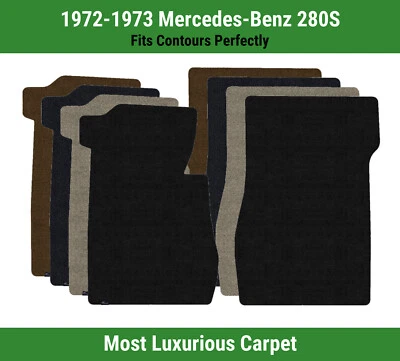 Alfombrillas de primera fila Lloyd Luxe para Mercedes-Benz 280S 1972-1973  Foto 1 de 4