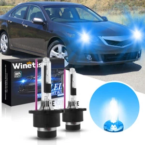 8000K Ice Blue D2R Low Beam Xonen HID Headlight Bulbs For Acura CSX 2006-2011 - Picture 1 of 12