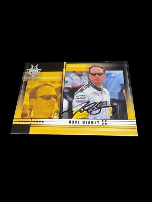 Dave Blaney PRESS PASS OPTIMA 2002 WINSTON CUP RACING VINTAGE NASCAR signed card - Image 1 of 2