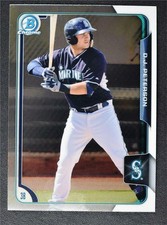 2015 Bowman Chrome Prospects #BCP160 D.J. Peterson - NM-MT