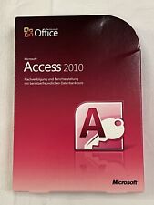 MS ACCESS 2010 Box Vollversion mit DVD Deutsch