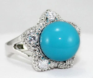 18KGP 12mm South Sea shell pearl  Jewelry Ring Size: 7 8 9  - Picture 1 of 17