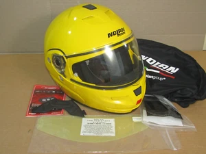 Nolan Motorcycle Helmet N103 N-Com Size XS yellow full face *READ* - Picture 1 of 7