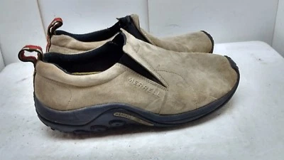 Merrell Hombres 11.5M 46 Jungle Mocasín Cuero Tostado Sin Cordones Informales Zapatos para Caminar Foto 1 de 4