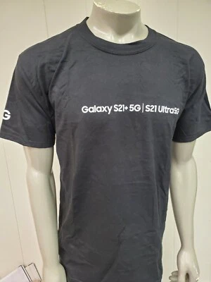 Camiseta Samsung Logo Talla Grande Camiseta Hanes Negra Galaxy S21 + 5g/S21 Ultra5g Foto 1 de 4