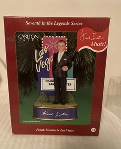 Carlton Cards Frank Sinatra Las Vegas Tested 2001 Parts only doesn't play music - Picture 1 of 7