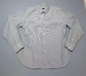 Paul Smith Camisa Hombre Grande Rayas Algodón Gris Morado Manga Larga - Imagen 1 de 20