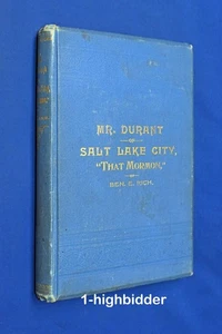 1893 Mr. Durant Salt Lake City Ben E Rich 1st Edition LDS Mormon Missionary Tool - Bild 1 von 11