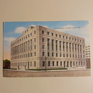 Postkarte Postamt, Jackson, Mississippi unbesendet - Bild 1 von 7