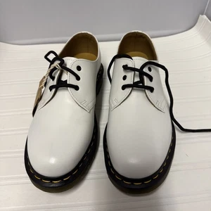 Dr Martens AirWair 1461 Weiß Oxford Herren Größe USM 7 EU 39 USL 8 Neu mit Etikett - Bild 1 von 10