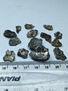 Sagenite Var Rutile Web On Hematite Crystals Lot With Unique Growth 14 Pcs-Zagi. - Picture 1 of 14