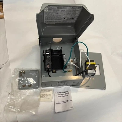 Midwest Electric Products U010C010 Rainproof Power Outlet 20A 120V 3R W/GFCI  @ - Image 1 of 4