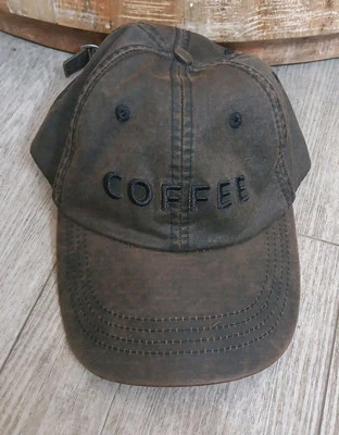 Gorra de béisbol Natural Life Coffee Logo ajustable usada  Foto 1 de 3