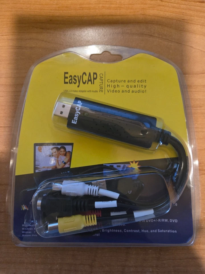 Easy CAPture USB 2.0 Video Adapter with Audio Capture & Edit With Boot Disc - Image 1 of 3