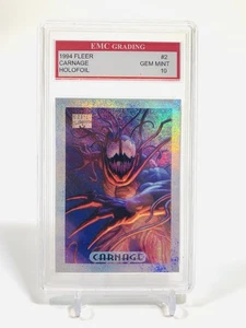1994 Marvel Masterpieces Holofoil Silver #2 Carnage EMC 10 💎 - Bild 1 von 6