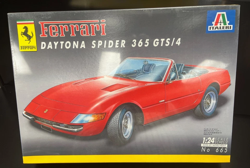 ITALERI | 1:24 | KIT SELLADO DE FÁBRICA | Ferrari 365 GTS/4 Daytona Foto 1 de 1
