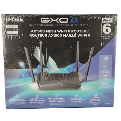 EXO Mesh AX1500 Wi-Fi 6 Router (DIR-X1560) - Image 1 of 4