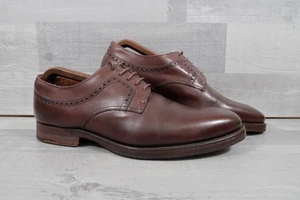 Church’s Derby Mens Shoes Brown Leather Custom Grade UK 10.5 EU 44.5 - Picture 1 of 13