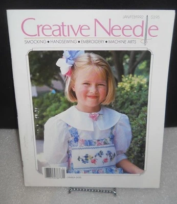 Creative Needle Magazine Jan/Feb 1992 Smocking Hand Sewing Embroidery, Arts - Image 1 of 4