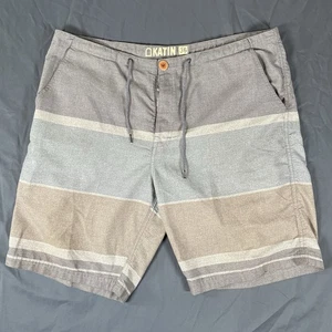 Katin Shorts Herren Gr. 36 Board Surf Strand Sommer Designer Button Fly Hybrid - Bild 1 von 7