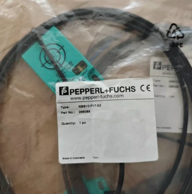 New Pepperl+Fuchs P+F NBB10-F17-E2 Inductive Proximity Sensor 296085 Free Ship - Image 1 of 3