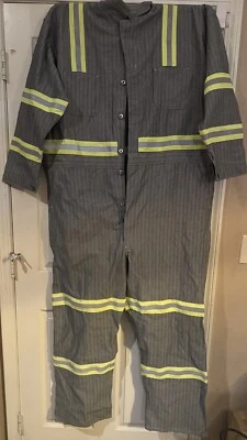 RED KAP  Hi Vis Coveralls Sz 56 Reg CC16HB7 100% Cotton Tow truck driver, Mechan - Image 1 of 4