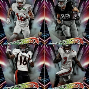 Juego Ur Completo 2024 Topps Cromo Fútbol Futuras Estrellas Refractor Tú eliges - Imagen 1 de 7
