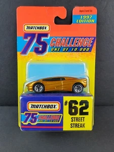 Matchbox Gold Challenge 1997 coche edición limitada nuevo Street Streak #62 - Imagen 1 de 7