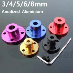 Alu Flange Rigid Shaft Coupling Coupler Joint Connector Motor Coupler Coloured - Picture 1 of 12