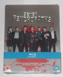 Seven Psychopaths Zavvi UK Blu-ray Steelbook (New Sealed, Debossed Lettering) - Picture 1 of 2