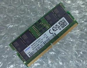 SAMSUNG 16GB DDR5 4800 Laptop SO-DIMM RAM 1Rx8 PC5-4800B M425R2GA3BB0-CQKOD - Picture 1 of 3