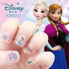 Frozen Princess Anna Elsa Nail Stickers Minnie Disney Snow White Kids Cartoon 