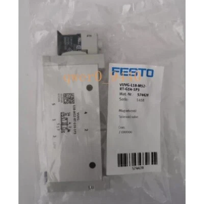 1PC New FESTO VUVG-L18-M52-RT-G14-1P3 574428 Solenoid Valve Free Shipping - Image 1 of 3