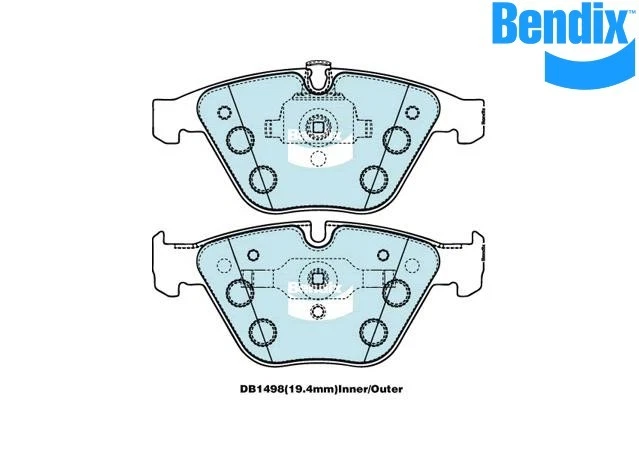 Bendix Brake Pad FT EURO For BMW 7 Series 02-08 745 i,Li DB1498 EURO+ - Imagem 1 de 1