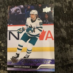 2023-24 Upper Deck Series 1 - Young Guns #223 Tristen Robins (RC)