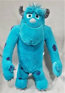 SULLEY large plush soft toy 34cm blue Monsters University Disney Pixar