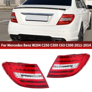2X Rück Bremsleuchten für Mercedes Benz W204 2011-2014 Tail Light Rear Lamp L+R - Bild 1 von 16