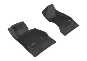 Juego de alfombrillas delanteras para todo clima Chevrolet Camaro 2016-2018 Kagu negras - Imagen 1 de 5