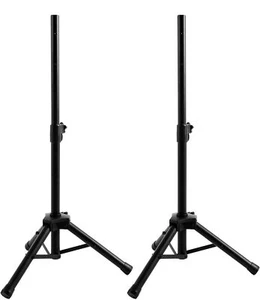 COPPIA STATIVI TREPPIEDI CAVALLETTI SUPPORTI UNIVERSALI 120cm CASSE ACUSTICHE - Bild 1 von 6