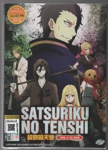 Anime DVD Satsuriku No Tenshi TV Series Vol.1-16 End English Dubbed - Imagen 1 de 3