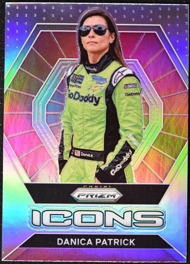 2022 Panini Prizm Racing Nascar Danica Patrick - ICONS Silver Base Card #86 - Image 1 of 1