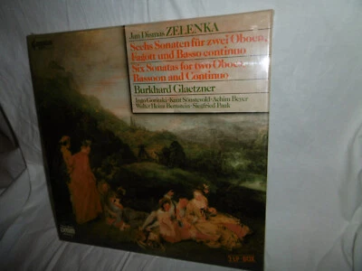 Zelenka, 6 Sonaten für 2 Oboen, Glaetzner, Capriccio 14 652 Box 2 LP, 12" SEALED - Bild 1 von 3