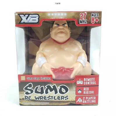 🔥New XIB Sumo RC Wrestler-Red Rikishi-Sumo Stage & Remote Included 27-MHz🔥 - Image 1 of 4